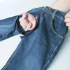 Jeans da uomo Pantaloni da uomo con cavallo aperto Coppia da esterno Comoda cerniera invisibile Campo pieno