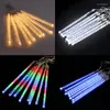 Saiten Urlaub Lichter 30/50CM Meteorschauer Regen Tubes Led Licht Lampe 100-240V Weihnachten String hochzeit Garten Dekoration