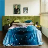 Coperte Coperta da letto ponderata Liscio comodo divano in pile Lussuoso morbido flanella Moda corallo Trapunta con aria condizionata