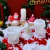 Bougies Bougie de Noël Moule Multistyle Grand DIY Santa Tree Gypse Savon À La Main Silicone Acrylique Moules Décor À La Maison Cadeaux 221007