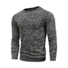 Maglioni da uomo Pullover in cotone Oneck Maglione da uomo Moda Tinta unita Maglioni invernali da uomo di alta qualità Maglieria blu scuro 221008