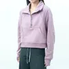 Yoga Sweatshirt Scu Ba Full Half Zip Without Hoody Outdoor Leisure Sweatshirts Gym Clothes Women Lu Tops Workout Fitness Thick Jackets lulus Breathable design66ess