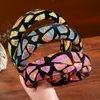 Headbands Haimeikang Snake pattern Sequin Headband Vintage Hairbands Bezel Turban Women Girls Hair Accessories Hair Hoop Headwear Fashion T221007