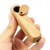 pipe smoke accessory tobacco pipes 3.35 inches Straight with metal bowl Portable washable wood pipes bubbler bong