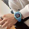 Richa montre montre-bracelet hommes mécanique mode taureau mécanique Milles montres évidé crâne à la mode hommes personnalité