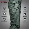 Pantaloni da uomo Cargo tattico da uomo Outdoor impermeabile SWAT da combattimento militare pantaloni mimetici casual multi-tasca da lavoro maschile 221007
