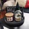 Titulares de vela Matte Black Metal Suport mesa de café e decoração para casa