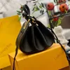 Shoulder Bag Designer Leather Handbag Quality Crossbody For Women Classic Famous Brand Shopping Drawstring Foldable Wallet Purses 220813