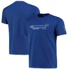 F1 Team Suit Racing Series Short Sleeve Crewneck T-shirt Men's Car Fans Top