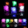 مستلزمات حفلات أخرى لحفلات KTV Bar Wedding يمكن التخلص منها LED Flash Induction Ice Light Cubes 12/Box Drop Deliver