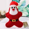 Noël animaux de compagnie jouets en peluche durable peluche grinçant jouet pour chien en forme de pingouin petit moyen chiot cadeaux de Noël