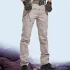 Mens Pants Tactical Multiple Pocket Elasticity Military Urban Tacitcal Trousers Men Slim Fat Cargo Pant 5XL 221007