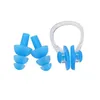 Swimming nose clip earplugs home set soft silicone waterproof 6 colors