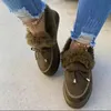 Boots Women Winter Calts Boots Soede Snow Boots Plush Plush Natural Slipon Ladies Shoes Shoots for Women 221007