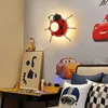 Wall Lamp Children's Bedroom Lamps Cartoon Beetle Bedside Nordic Creative Boy Girl Room Decoration Lighting Lights LED