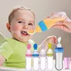 Babyflaschen # Quetschen der Fütterungsflasche aus Silikon, geborener Trainingsreislöffel, Säuglingsgetreide, Nahrungsergänzung, Feeder, sicheres Geschirr, Werkzeuge 221007