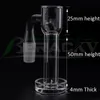 DHL Beracky Full Weld Rooking Terp Slurper Quartz Banger met Quartz Pilar/Quartz Cap 10 mm 18 mm 20 mmod naadloze afgeschuinde rand Slurpers Nagels voor bongs dab rigs