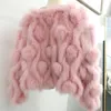 Womens Fur Faux Winter Grass Jacket Knitted Cardigan Big Cotton Candy Fashion Vneck elastic 221007