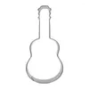 Baking Moulds Guitar Cookie Cutter Candy Biscuit Mold Cooking Tools Music Theme Metal Musical Instrument Cutters Mould