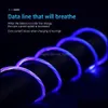Decorative Objects Figurines 3 In1 Magnetic Current Luminous Lighting Charging Mobile Phone Cle Usb C Led Micro Type Drop Delivery 2 Dha8K