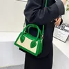 Borse da sera Designer di lusso Borsa morbida con manico superiore Borsa a clessidra in paglia Borsa a tracolla in pelle di marca da ragazza Borsa piccola da donna