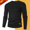 Pulls pour hommes Automne Pulls Hommes Pull Mode Oneck Slim Pull Tricots Jumper Homme Mâle Jersey Top Garçon Sweat-Shirts Gris Noir 221008