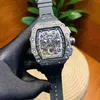 multifunctionele superclone luxe heren mechanisch horloge Leisure Richa Milles automatische multifunctionele koolstofvezel sportmode persoonlijk