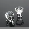 Handles Pulls 12pcs Clear Acrylic 30mm Diamond Shape Knob Cupboard Drawer Pull Handle Knobs Brand and Kandles for Furniture Drawers 221007