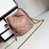 Designer bag Love heart Bucket bag Wave Pattern Satchel Shoulder Chain Handbags Crossbody Purse Lady Leather Classic Fashion Tote