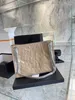 Läder Niki Luxury Shopping Påsar Tote Commuter Bags Pure Black Chain Messenger Handbag 2023