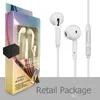 S6 S7 Earphone Earphones J5 Headphones Earbuds Headset for Jack In Ear wired With Mic Volume Control 3.5mm No packing box