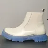 Mens Crystal Boots Beyaz Erkekler Moda Chelsea Botlar Man Tasarımcı Platformu Boot