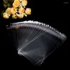 Jewelry Pouches Clear Transparent Plastic OPP Self Adhesive Bag Resealable Poly Bags