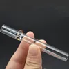 Großhandel Mini Glas One Hitter Pfeife Rauchen Steamroller Filter Tipps Schnupper Klare Zigarettenspitze