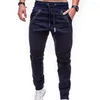 Men's Pants Autumn Men Hip Hop Harem Joggers 2022 Male Trousers Mens Fitness Solid Multi-pocket Sweatpants M-4XL