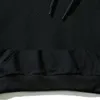 新しいメンズパーカーラウンド刺繍レトロメンストリートウェアレターフーディーマンレディースフードフーディハイストリートプルオーバースウェットシャツ