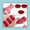 Other Household Sundries Household Sundries 3Pcs Sexy Liquid Lipstick Set Matte Veet Lip Gloss Milk Tea Bean Paste Glaze Moisturize L Dh6Eh