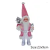 Christmas Decorations Santa Claus Standing Dolls Decoration For Home Exquisite Navidad Ornaments Year 2022 Gifts Xmas Decor