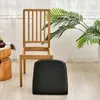 Housses de chaise 1/2/4/6 pièces tissu imperméable coussin de siège housse extensible housses pour El Banquet salle à manger salon