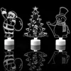 Decorações de Natal Decralização do Natal Luzes LEDs Creative Color Alteração Night Night Snowman Snowman Papai Noel Tower Tree Tree Lumi Bdesybag Dhujq