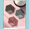 Annan heminredning 1 st Sile bordsartiklar Insation Mat Coaster Cup Hexagon Mats Pad Heat-insated Bowl Placemat Home Decor Desktop Drop Deli Dhntk