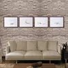 Wall Stickers 10pcs 3D Brick Sticker DIY paper for Living Room Bedroom TV Waterproof SelfAdhesive Foam Plastic 221008