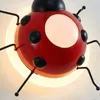 Wall Lamp Children's Bedroom Lamps Cartoon Beetle Bedside Nordic Creative Boy Girl Room Decoration Lighting Lights LED