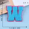 Notions Toppa termoadesiva con lettera Toppe in ciniglia A-Z Applicazioni con alfabeto ricamato per decorare cappelli di riparazione Borse per giacche di maglione