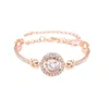 Centinaia di bracciali da donna Bracciale con bracciale con diamanti scintillanti nobili temperamento semplice