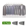 Clothing Storage 5 Pcs Clear Garment Bags Dust-Proof For Clothes Cover Bag Coat Dress Closet Storage-24 X 48Inch