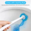 Toiletborstels houders wegwerpbaar zonder dode hoek reiniging gereedschap huishouden lange handgreep reinigingsbadkamer accessoires voor L1 221007