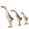 Garden Decorations 3x/set Duck Statue Home Decor Bird Collectible Figurine Good Luck Ornate