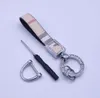 fashion Keychain Classic Exquisite Luxury Designer Car Keyring Zinc Alloy Letter Unisex Lanyard Gold Small Jewelry