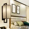 Wall Lamp Modern Creative Chinese Multi Specification Bedroom Fabric Bedside Light LED Corridor El Room Antique